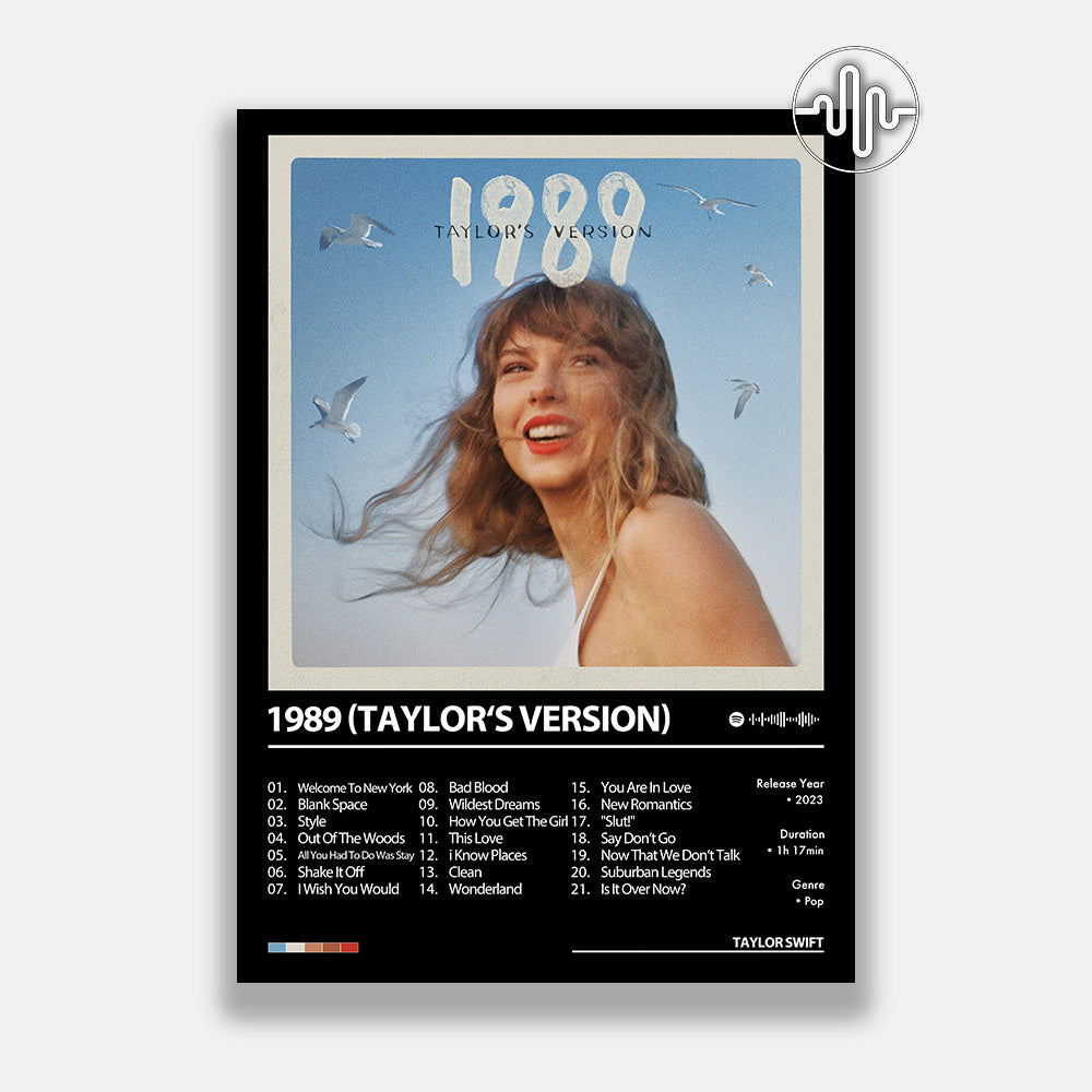 Taylor Swift - 1989 (Taylor's Version) | Affiche de couverture de l'album