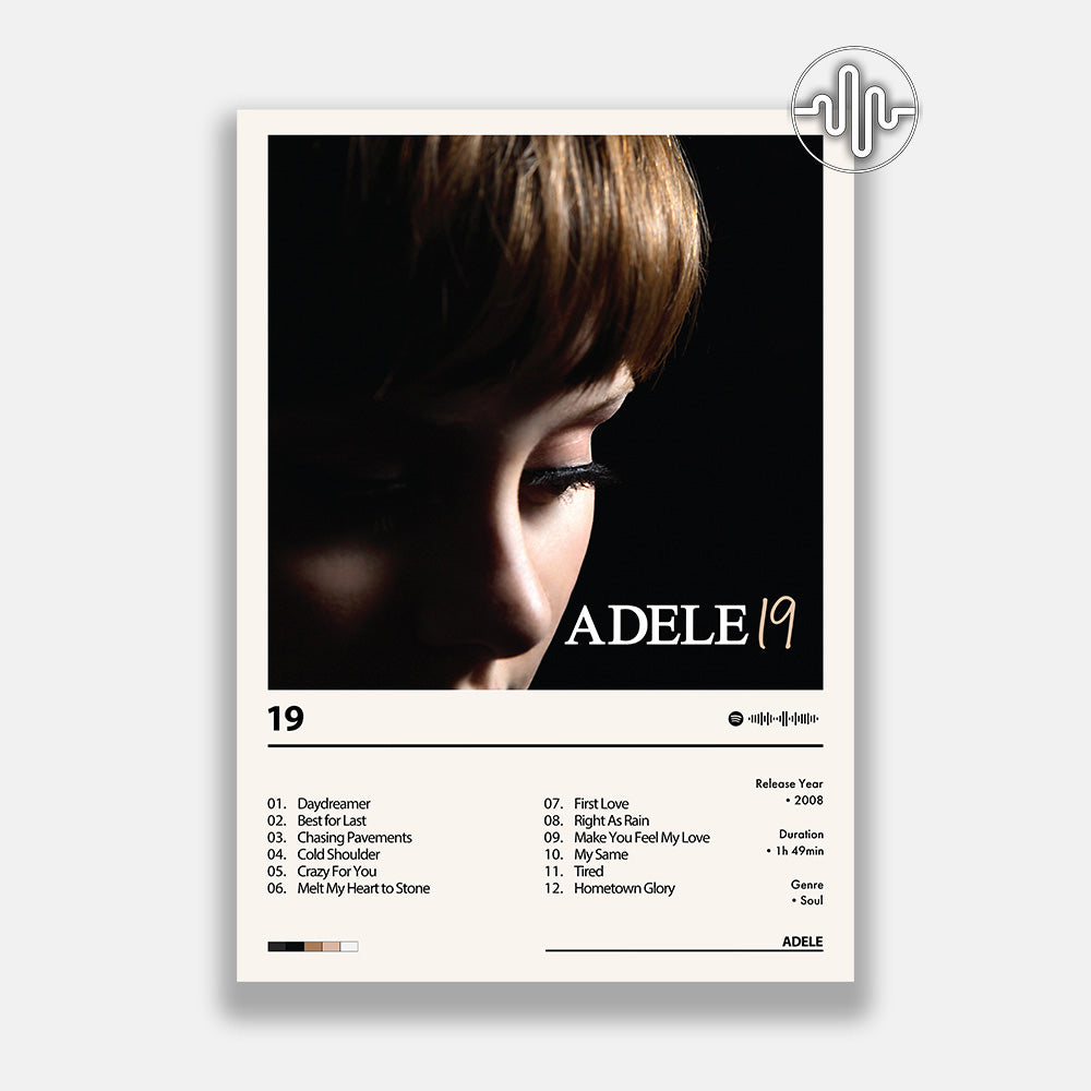 Adele - 19 | Affiche de couverture d'album numérique
