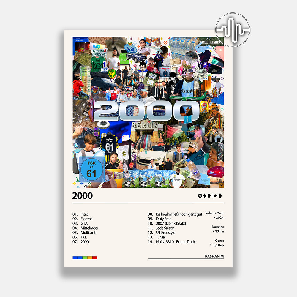 Pashanim - 2000 | Album cover poster