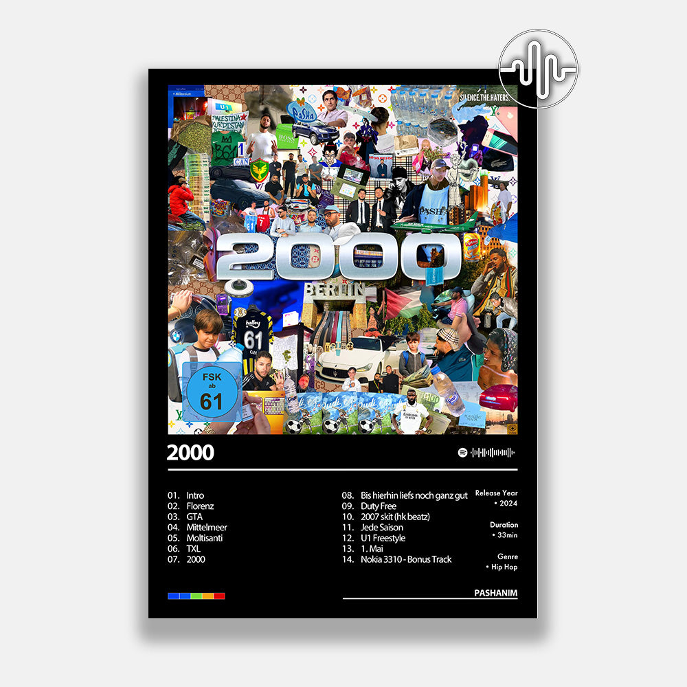 Pashanim - 2000 | Album cover poster