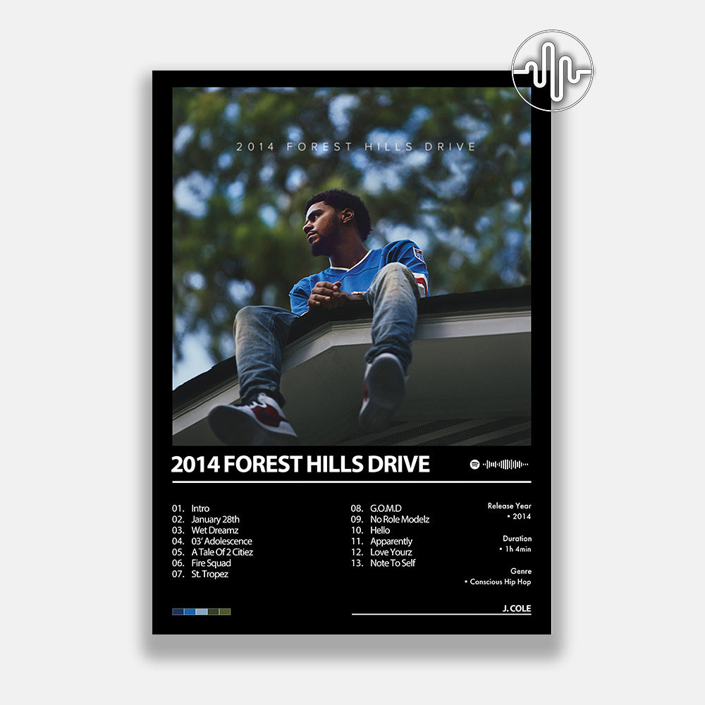 J. Cole - 2014 Forest Hills Drive | Affiche de couverture de l'album