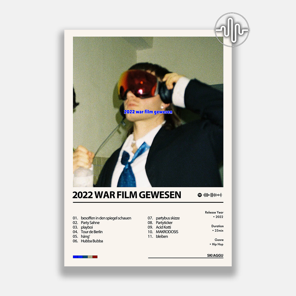 Ski Aggu - 2022 war film gewesen | Album Cover Poster