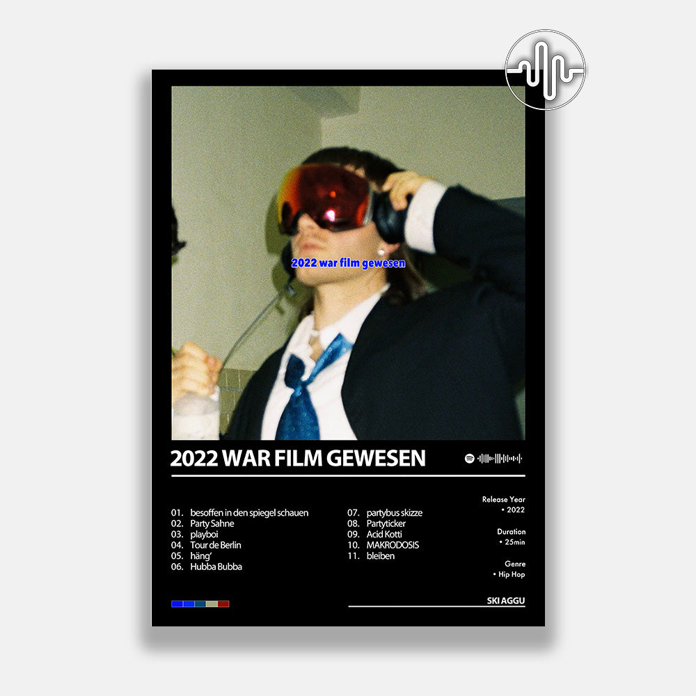 Ski Aggu - 2022 war film gewesen | Album Cover Poster