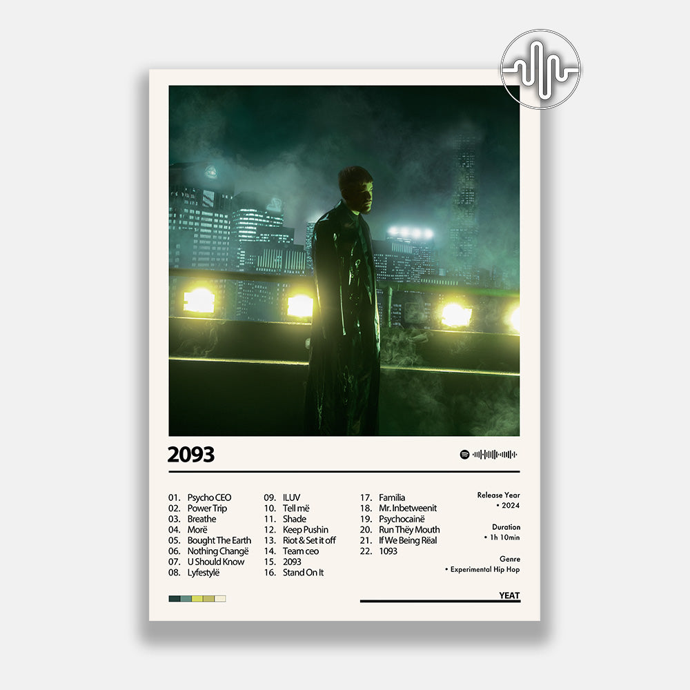 Yeat - 2093 | Album Cover Poster
