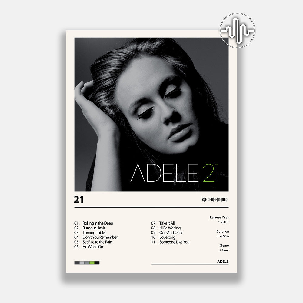 Adele - 21 | Affiche de couverture d'album numérique