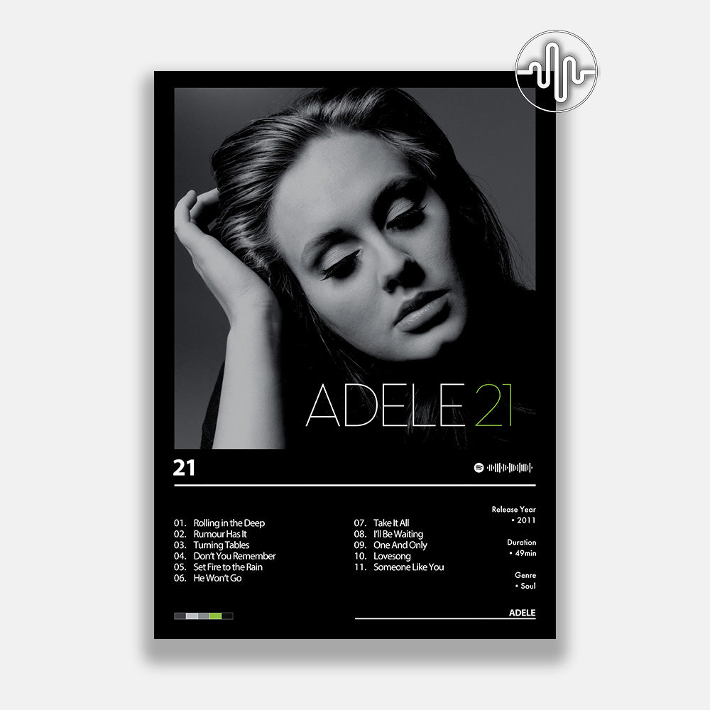 Adele - 21 | Affiche de couverture d'album numérique