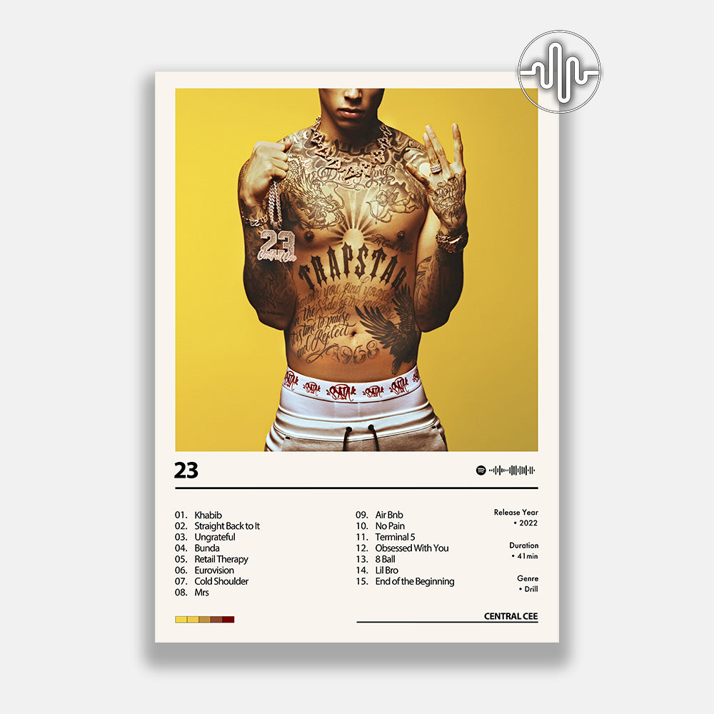 Central Cee - 23 | Affiche de couverture de l'album