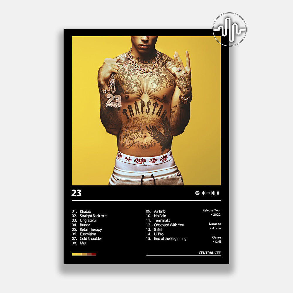 Central Cee - 23 | Affiche de couverture de l'album