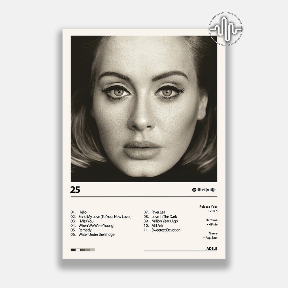Adele - 25 | Affiche de couverture d'album numérique