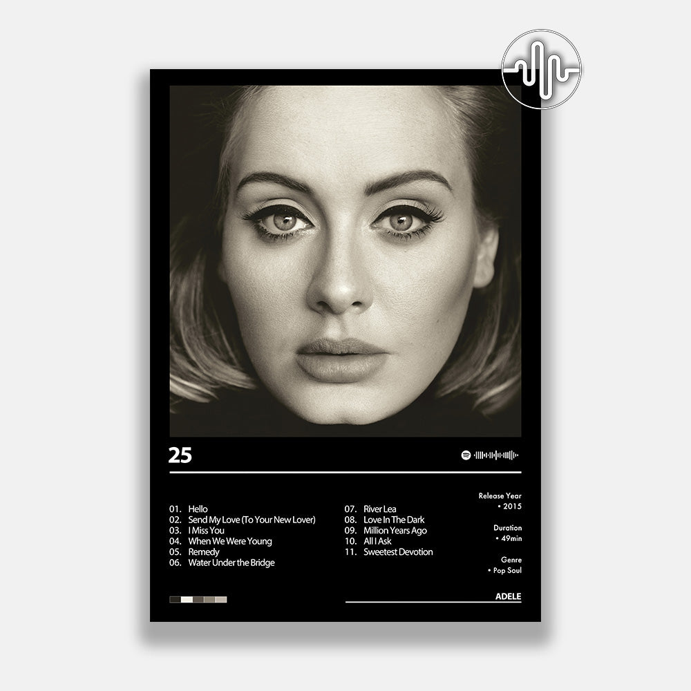 Adele - 25 | Affiche de couverture d'album numérique