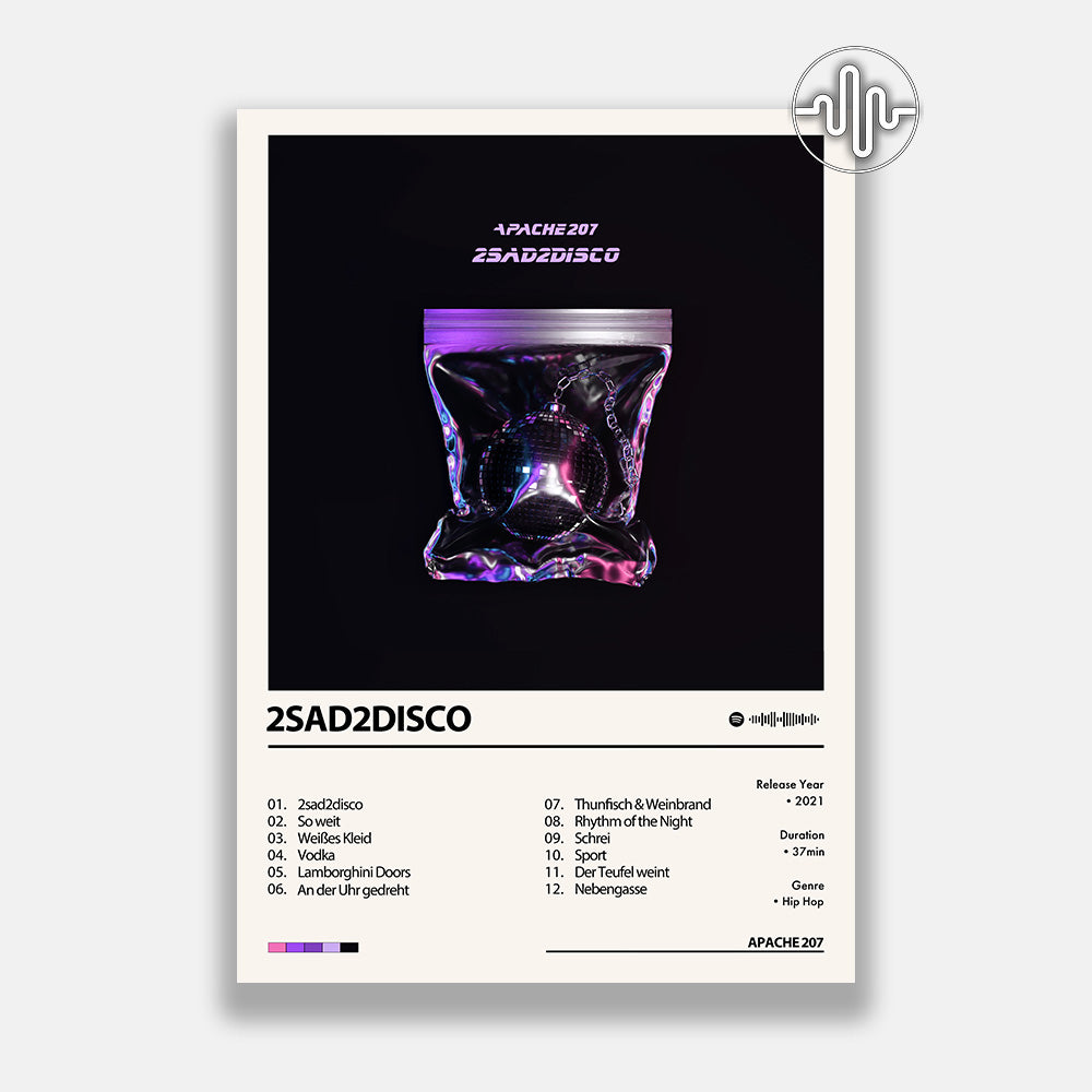 Apache 207 - 2sad2disco | Affiche de couverture d'album numérique