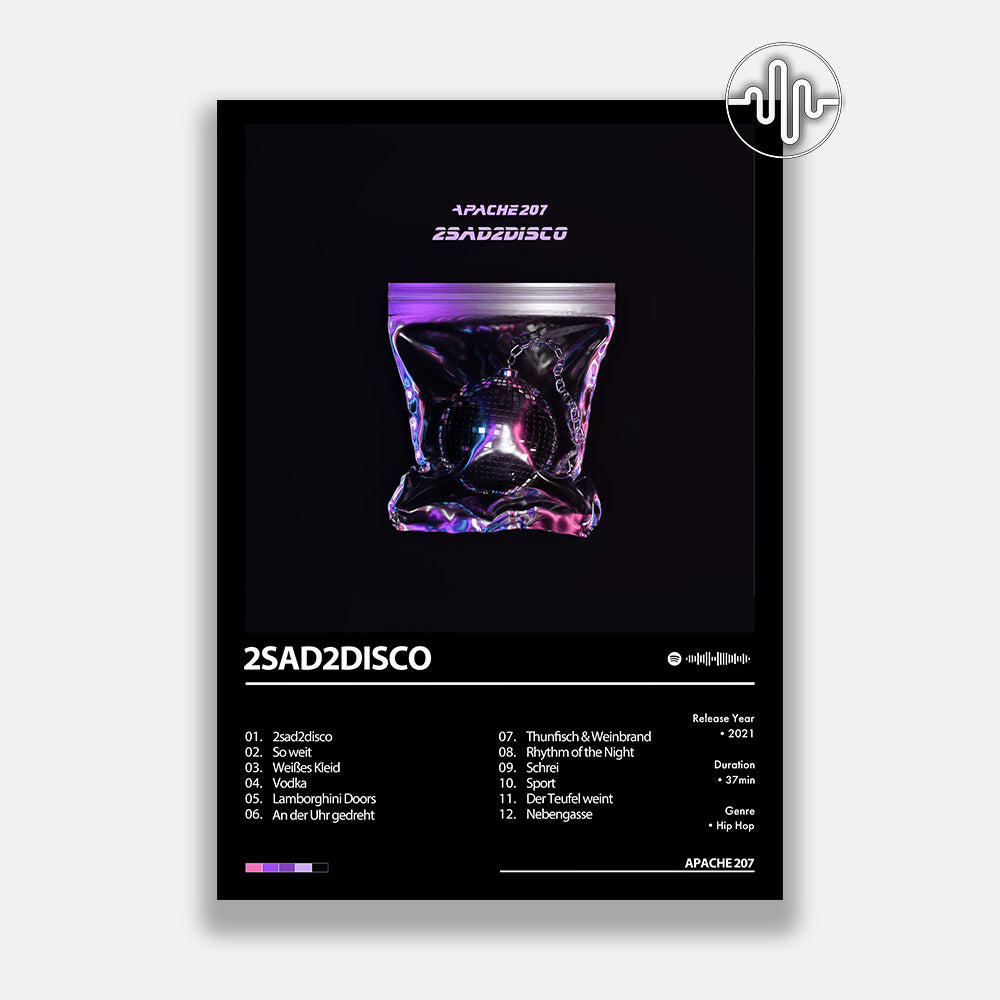 Apache 207 - 2sad2disco | Affiche de couverture d'album numérique