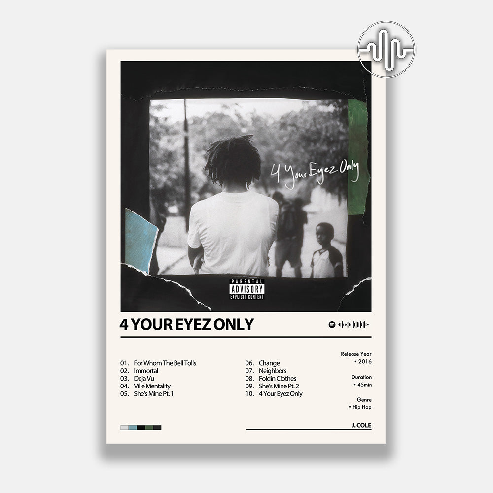 J. Cole - 4 Your Eyez Only | Affiche de couverture de l'album