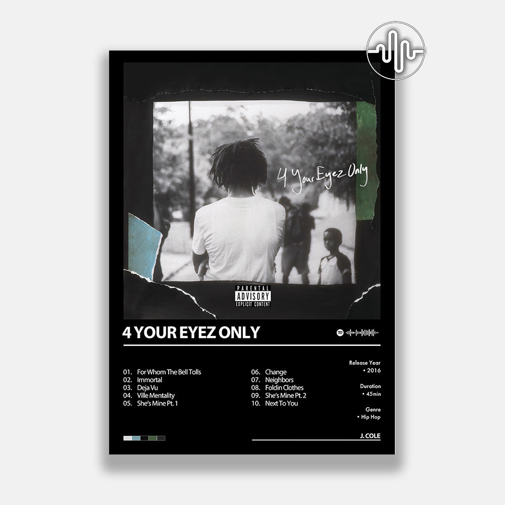 J. Cole - 4 Your Eyez Only | Affiche de couverture de l'album