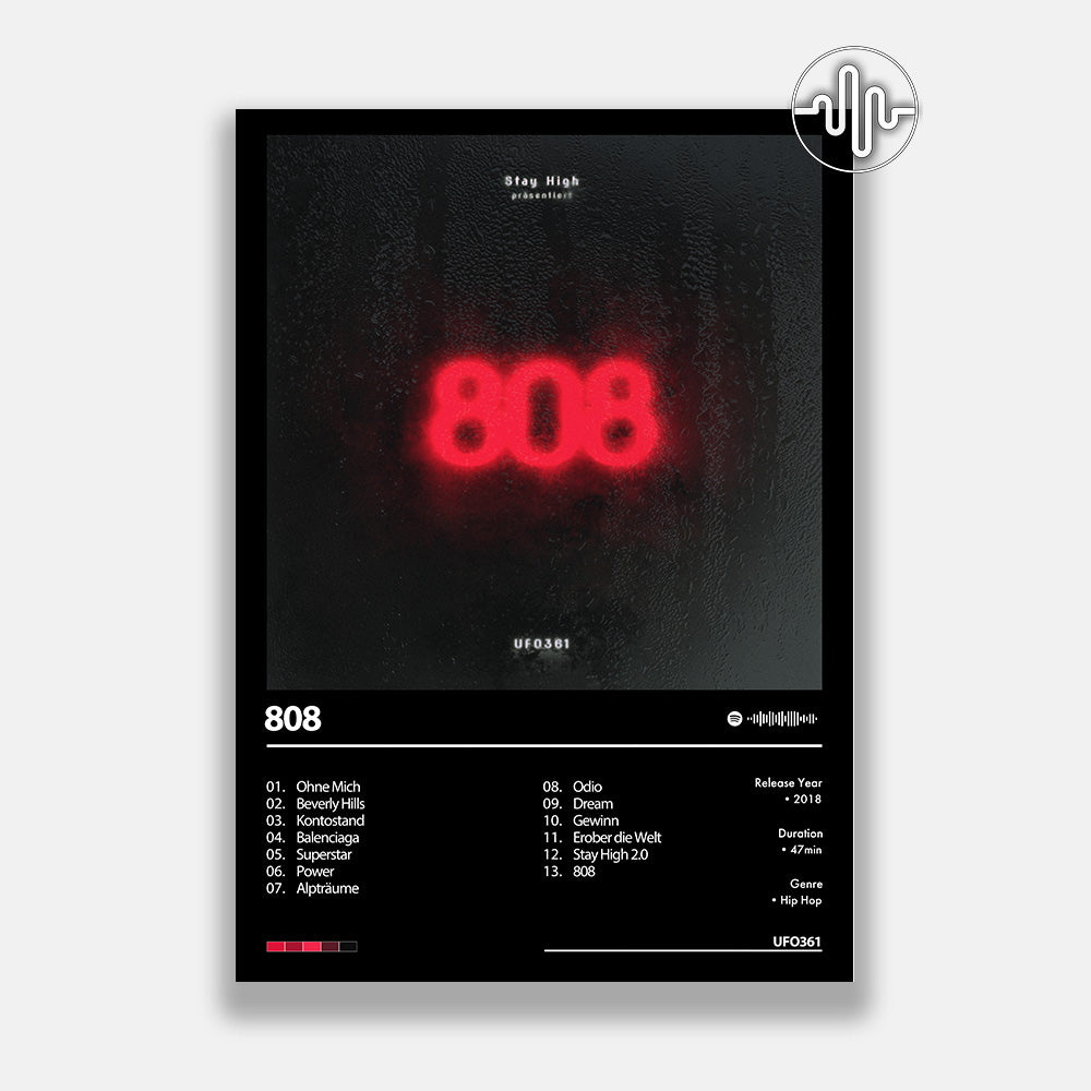 UFO361 - 808 | Album Cover Poster