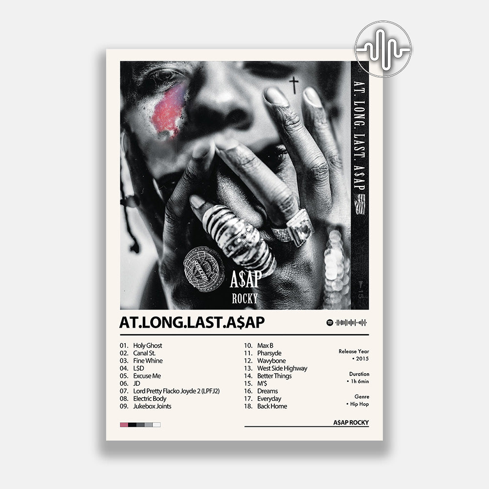 A$AP Rocky - AT.LONG.LAST.A$AP | Affiche de couverture d'album numérique