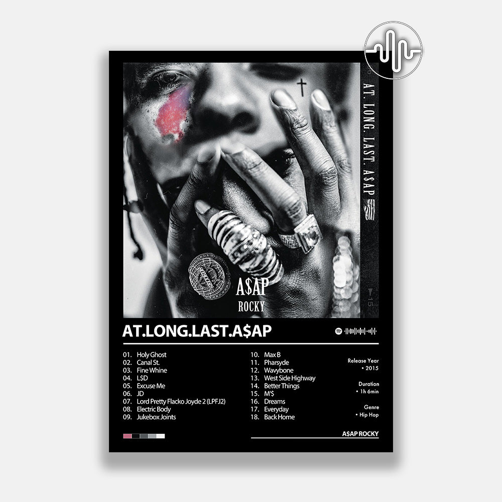 A$AP Rocky - AT.LONG.LAST.A$AP | Affiche de couverture d'album numérique