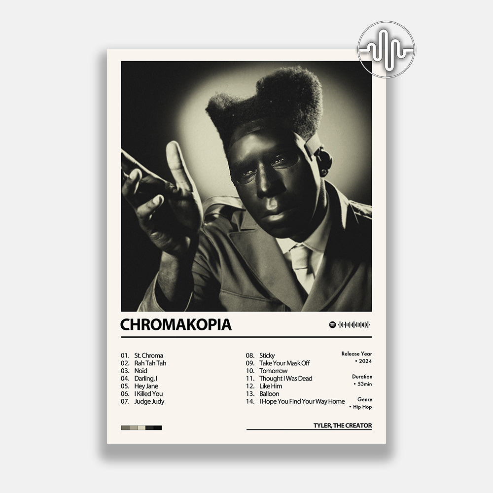 Tyler, The Creator - CHROMAKOPIA | Album cover poster