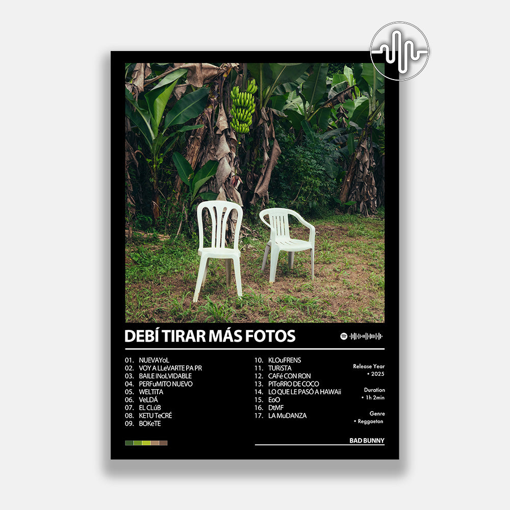 Bad Bunny - DeBÍ TiRAR MáS FOToS | Album cover poster