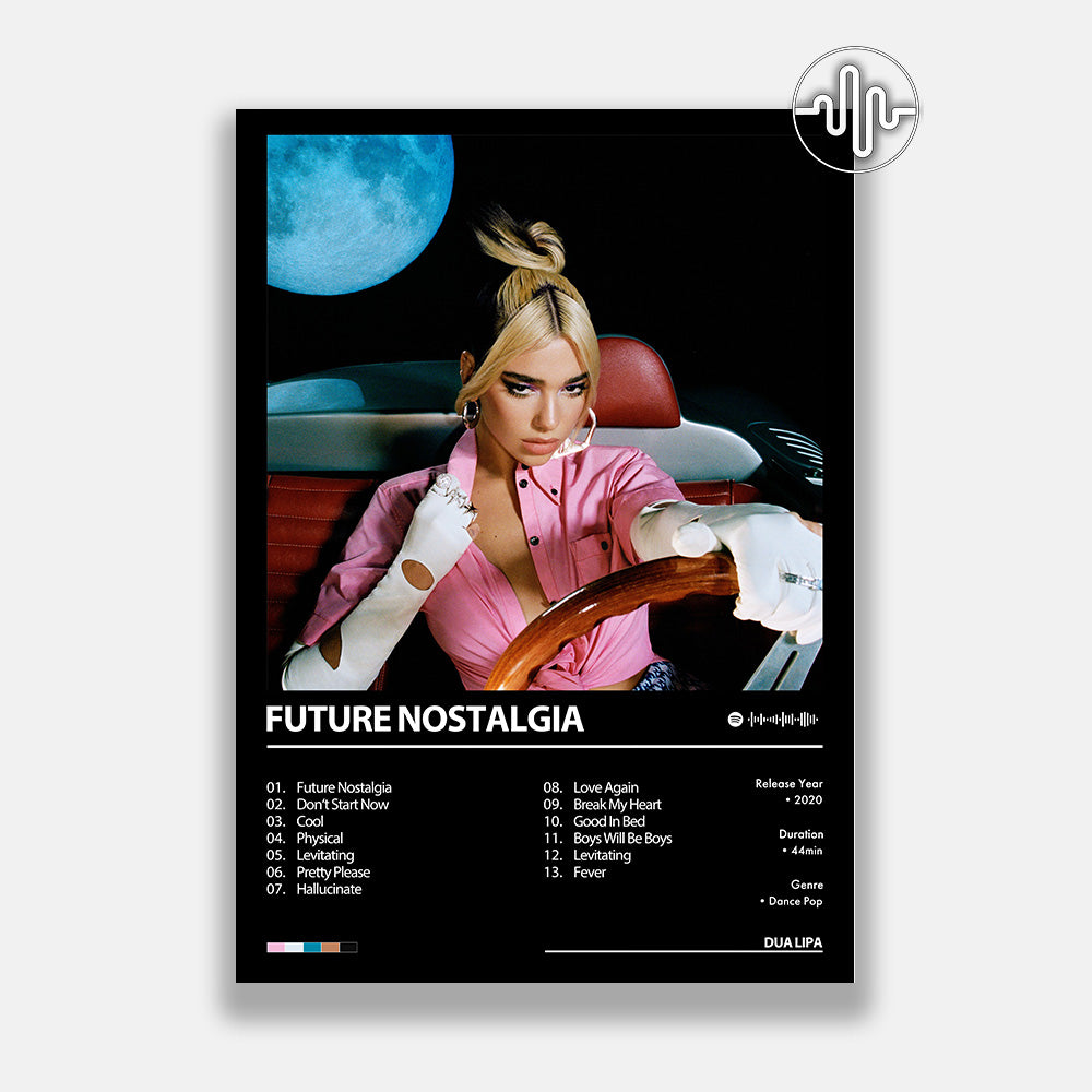 Dua Lipa - Future Nostalgia | Affiche de couverture de l'album