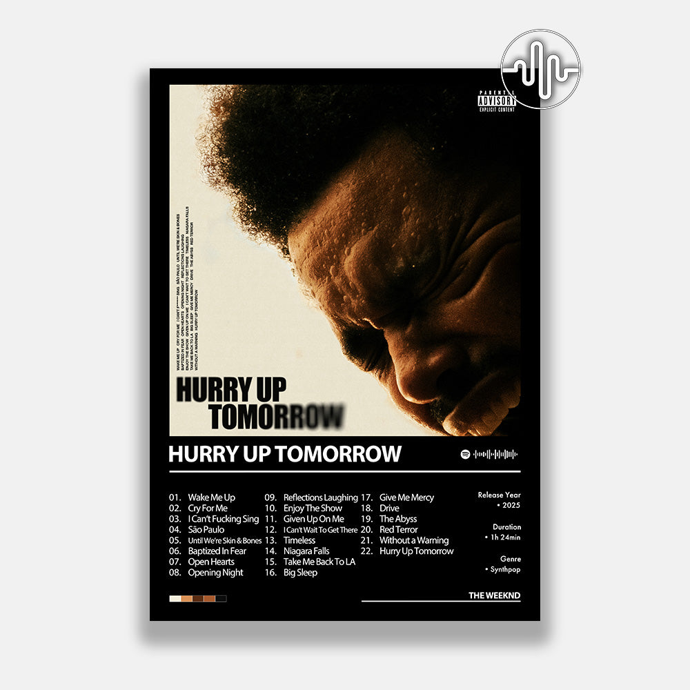 The Weeknd - Hurry Up Tomorrow | affiche de couverture d'album