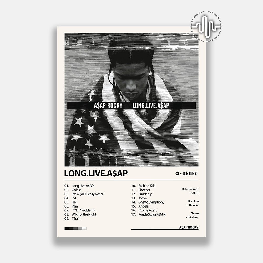 A$AP Rocky - LONG.LIVE.A$AP | Affiche de couverture d'album numérique