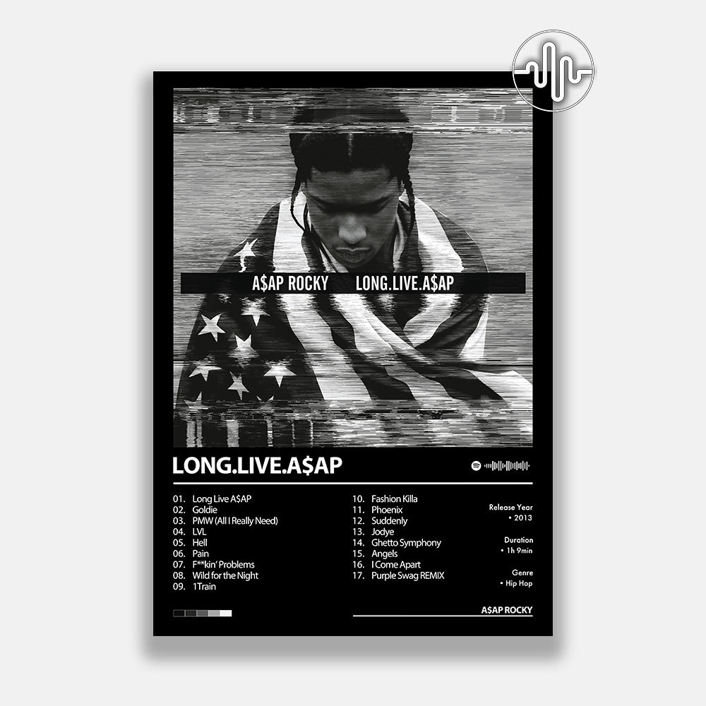 A$AP Rocky - LONG.LIVE.A$AP | Affiche de couverture d'album numérique
