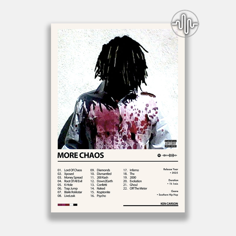Ken Carson - More Chaos | Affiche de couverture d'album numérique