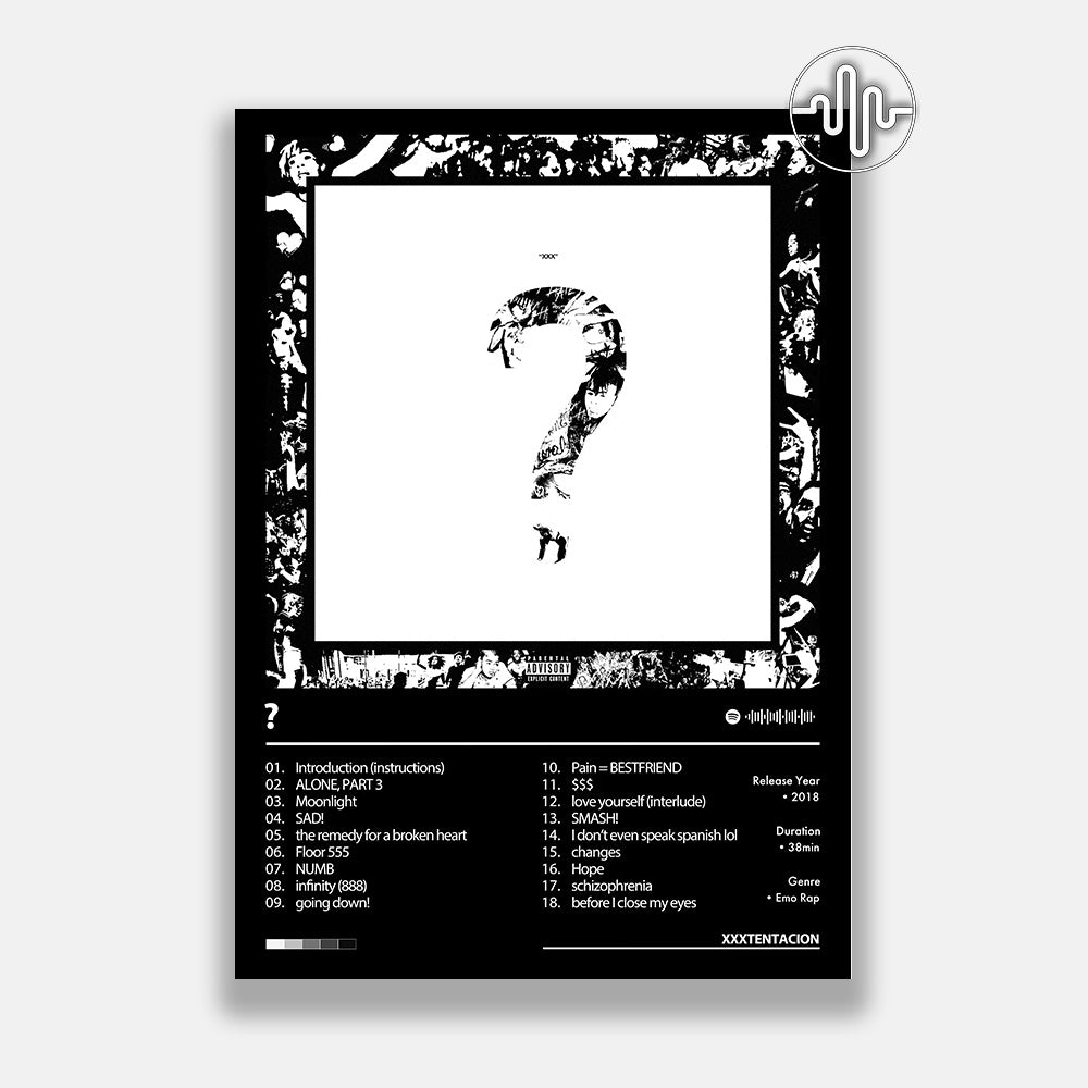 XXXTENTACION - ? | Album Cover Poster