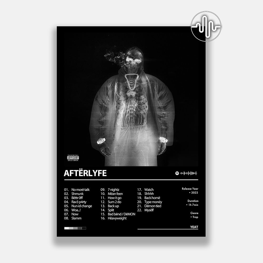 Yeat - AftërLyfe | Album cover poster