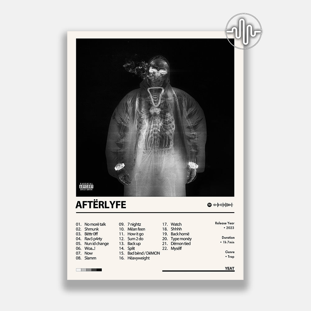 Yeat - AftërLyfe | Album cover poster