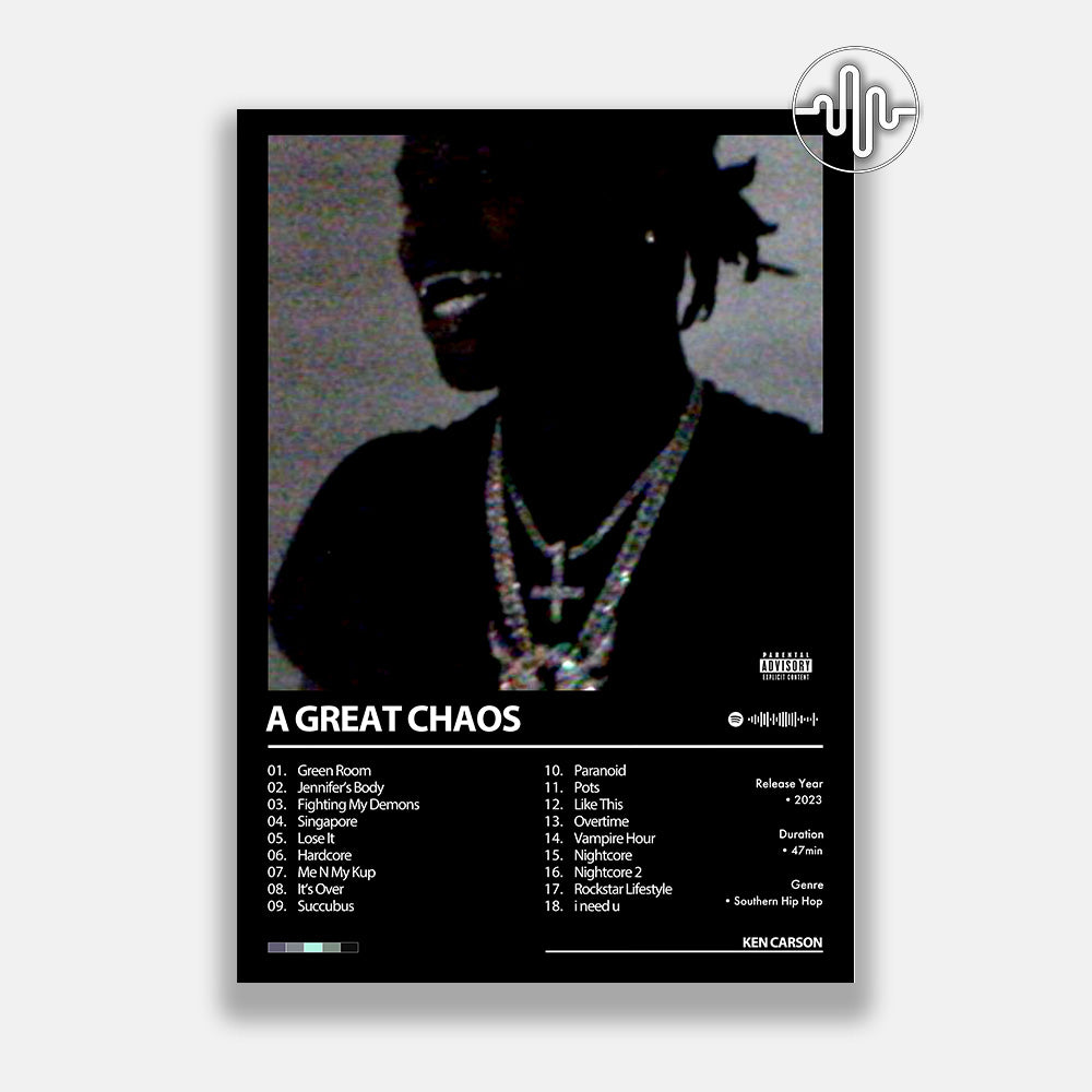 Ken Carson - A Great Chaos | Affiche de couverture de l'album