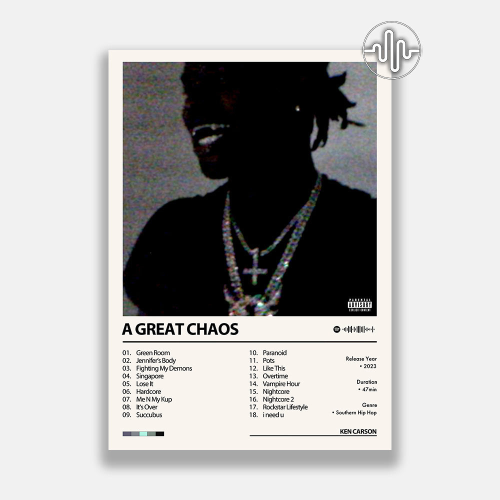 Ken Carson - A Great Chaos | Affiche de couverture de l'album