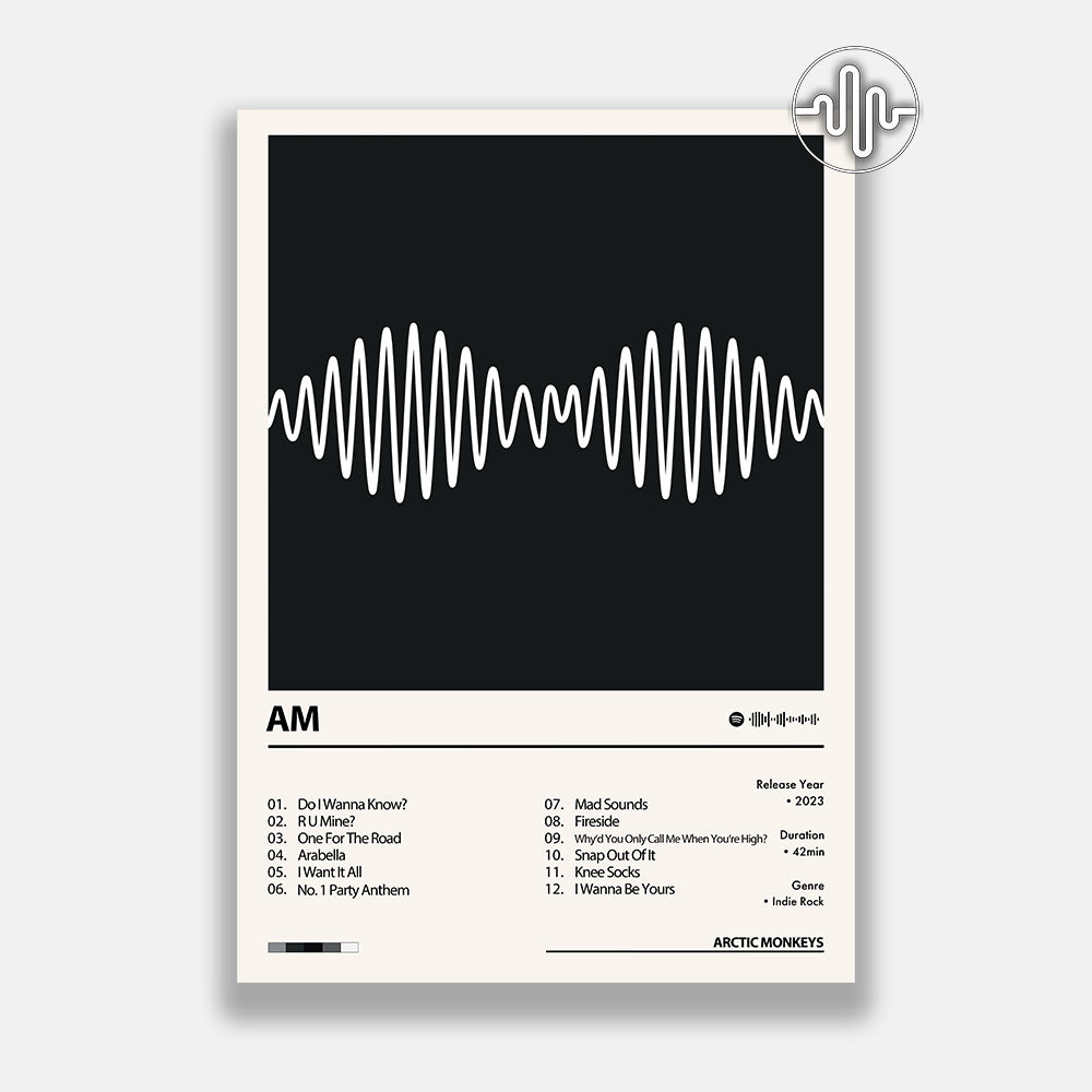 Arctic Monkeys - AM | Affiche de couverture d'album numérique