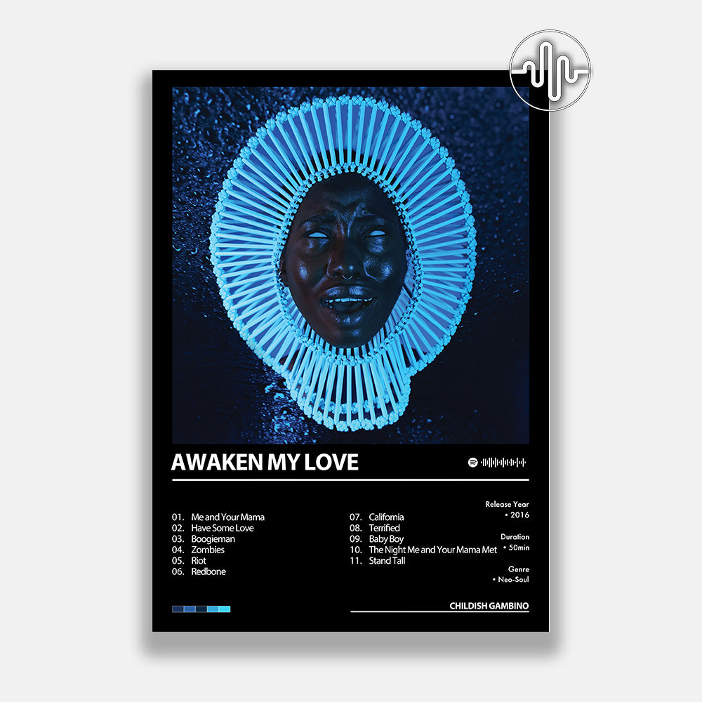 Childish Gambino - "Awaken, My Love" | Affiche de couverture de l'album