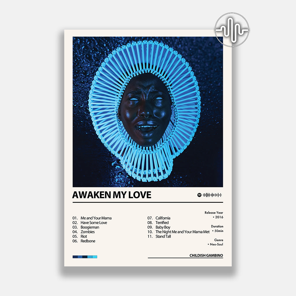 Childish Gambino - "Awaken, My Love" | Affiche de couverture de l'album