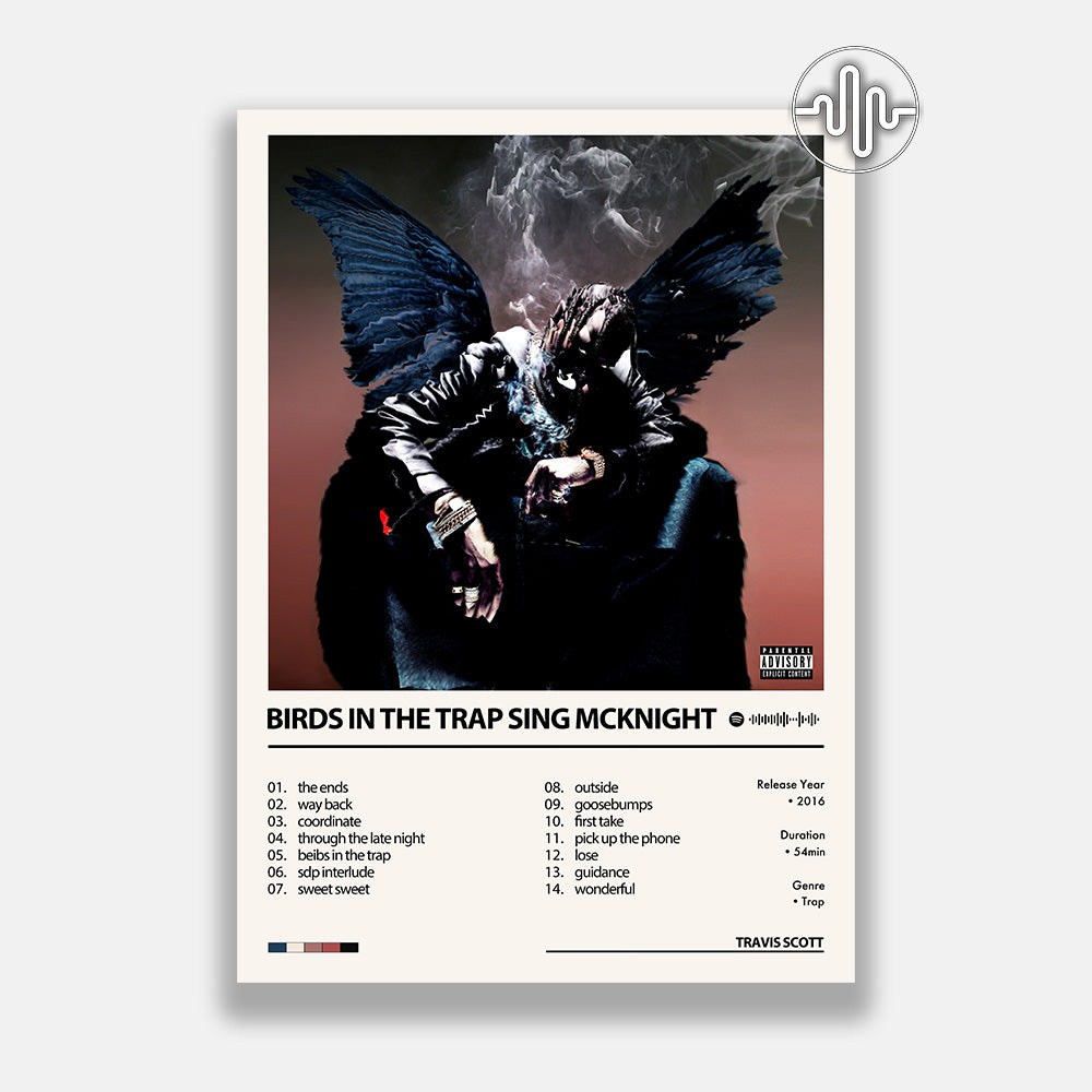 Travis Scott - Birds In The Trap Sing McKnight | Affiche de couverture d'album numérique