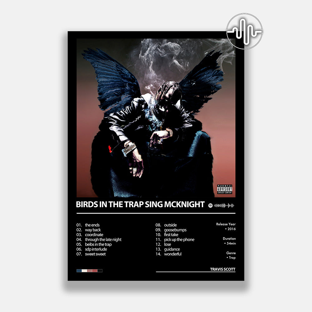 Travis Scott - Birds In The Trap Sing McKnight | Affiche de couverture d'album numérique