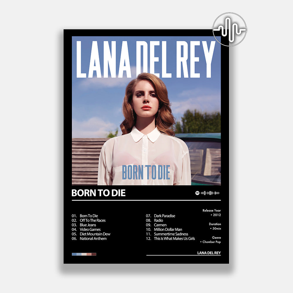Lana Del Rey - Born To Die | Affiche de couverture de l'album