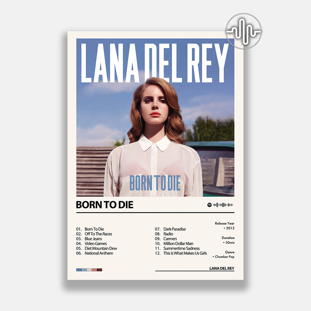 Lana Del Rey - Born To Die | Affiche de couverture de l'album