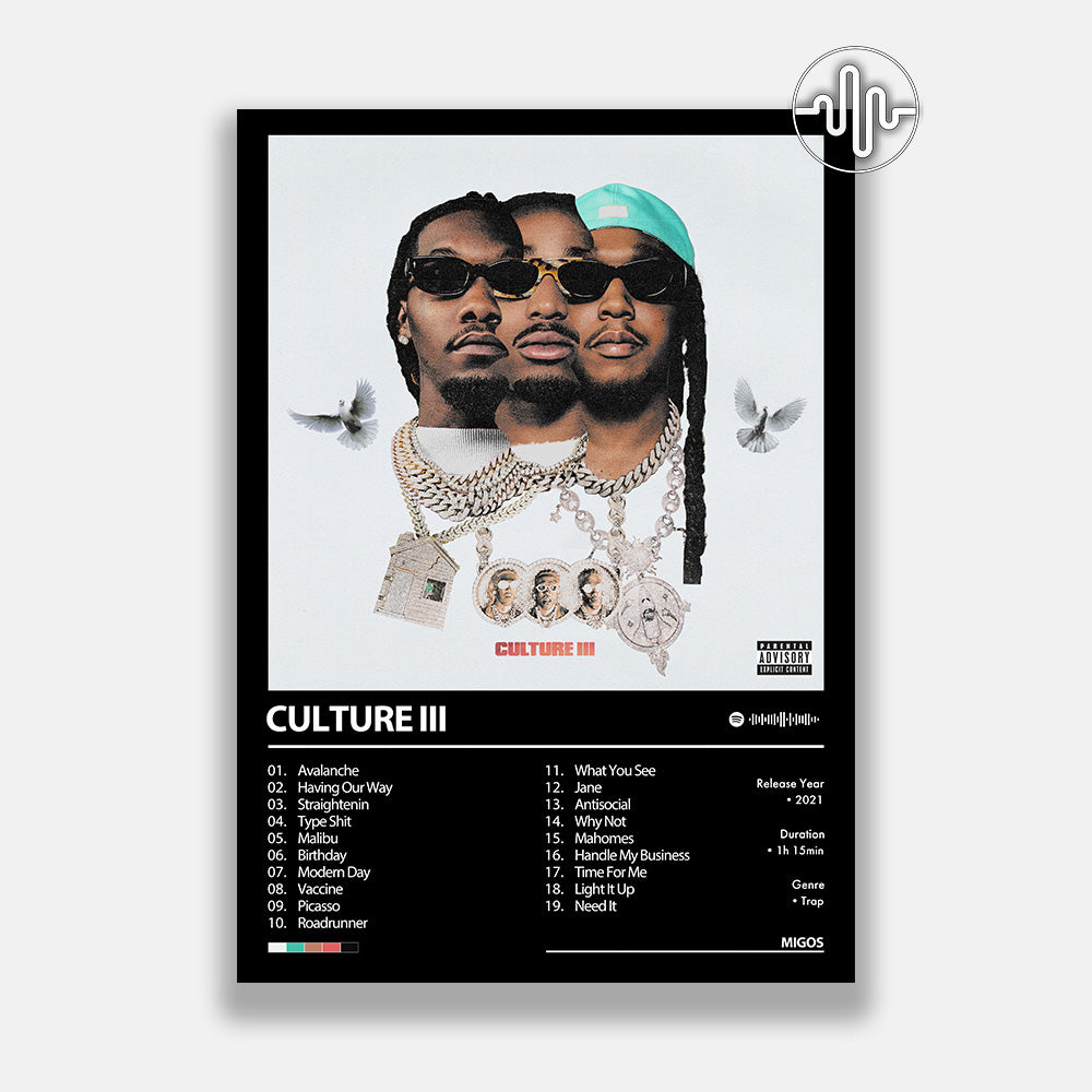 Migos - Culture 3 | Affiche de couverture de l'album
