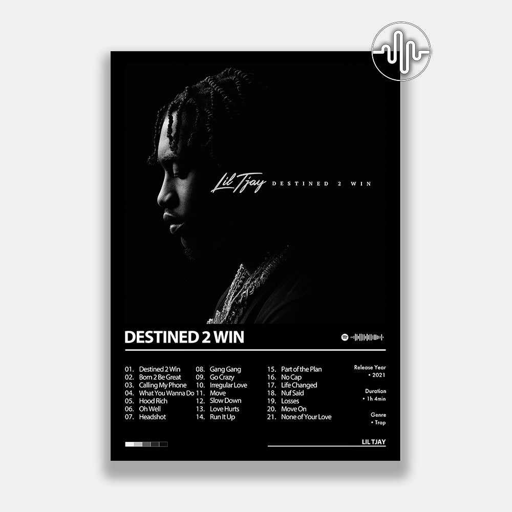 Lil Tjay - Destined 2 Win | Affiche de couverture de l'album