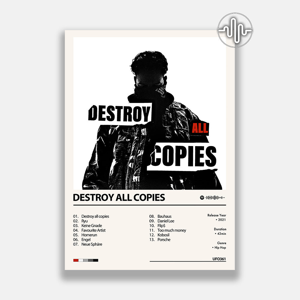 UFO361 - DESTROY ALL COPIES | Album cover poster