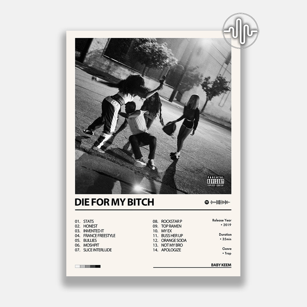 Baby Keem - DIE FOR MY BITCH | Affiche de couverture d'album numérique