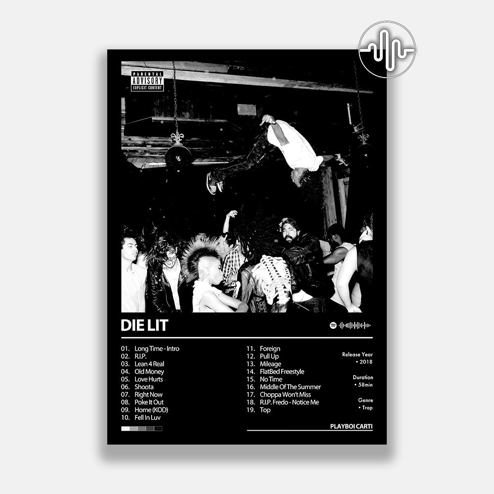 Playboi Carti - The Lit | Album cover poster