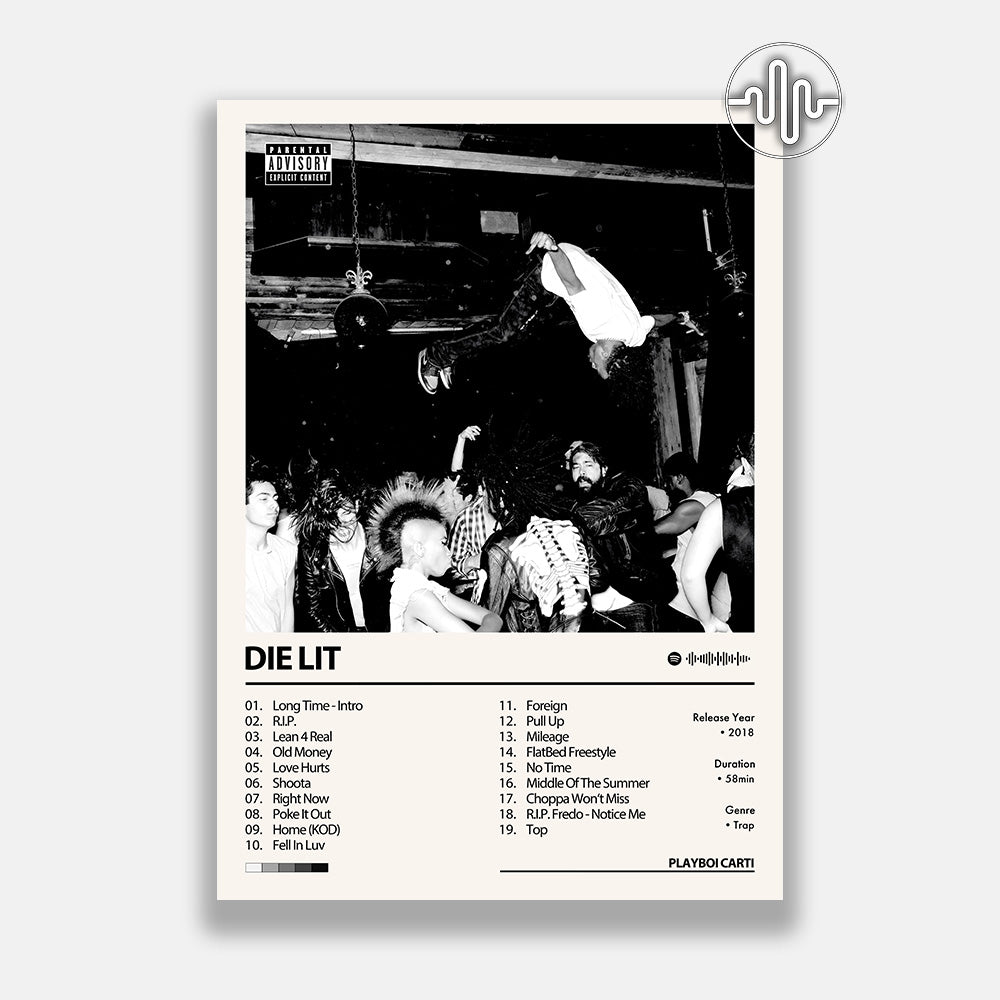 Playboi Carti - The Lit | Album cover poster