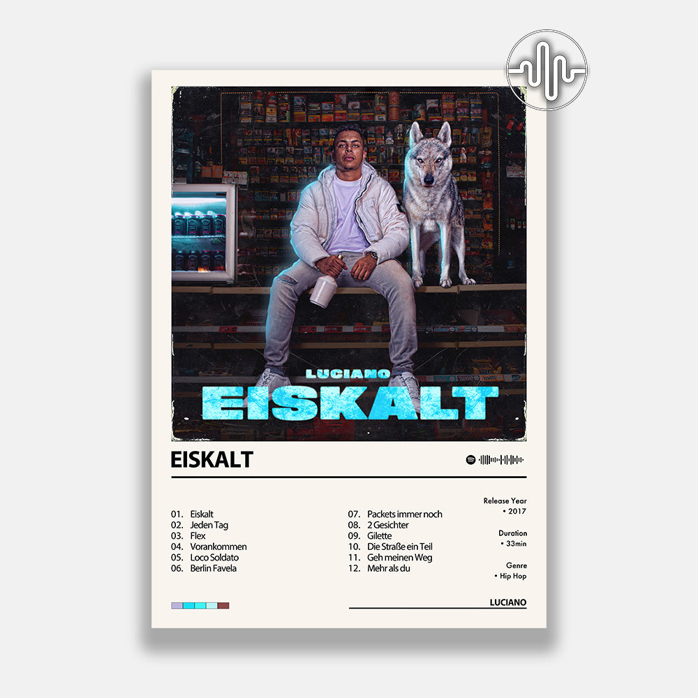 Luciano - Eiskalt | Album Cover Poster