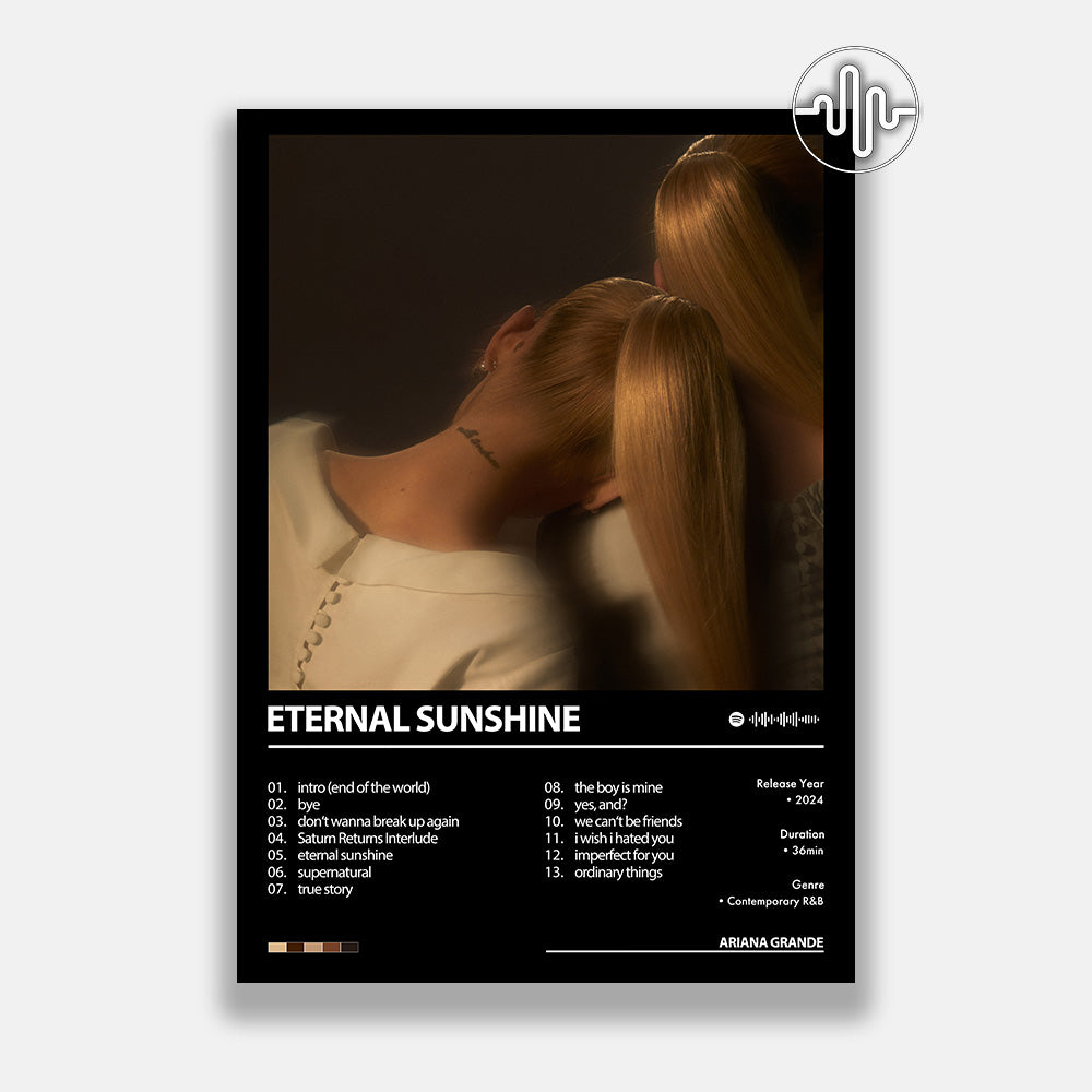 Ariana Grande - eternal sunshine | Affiche de couverture d'album numérique