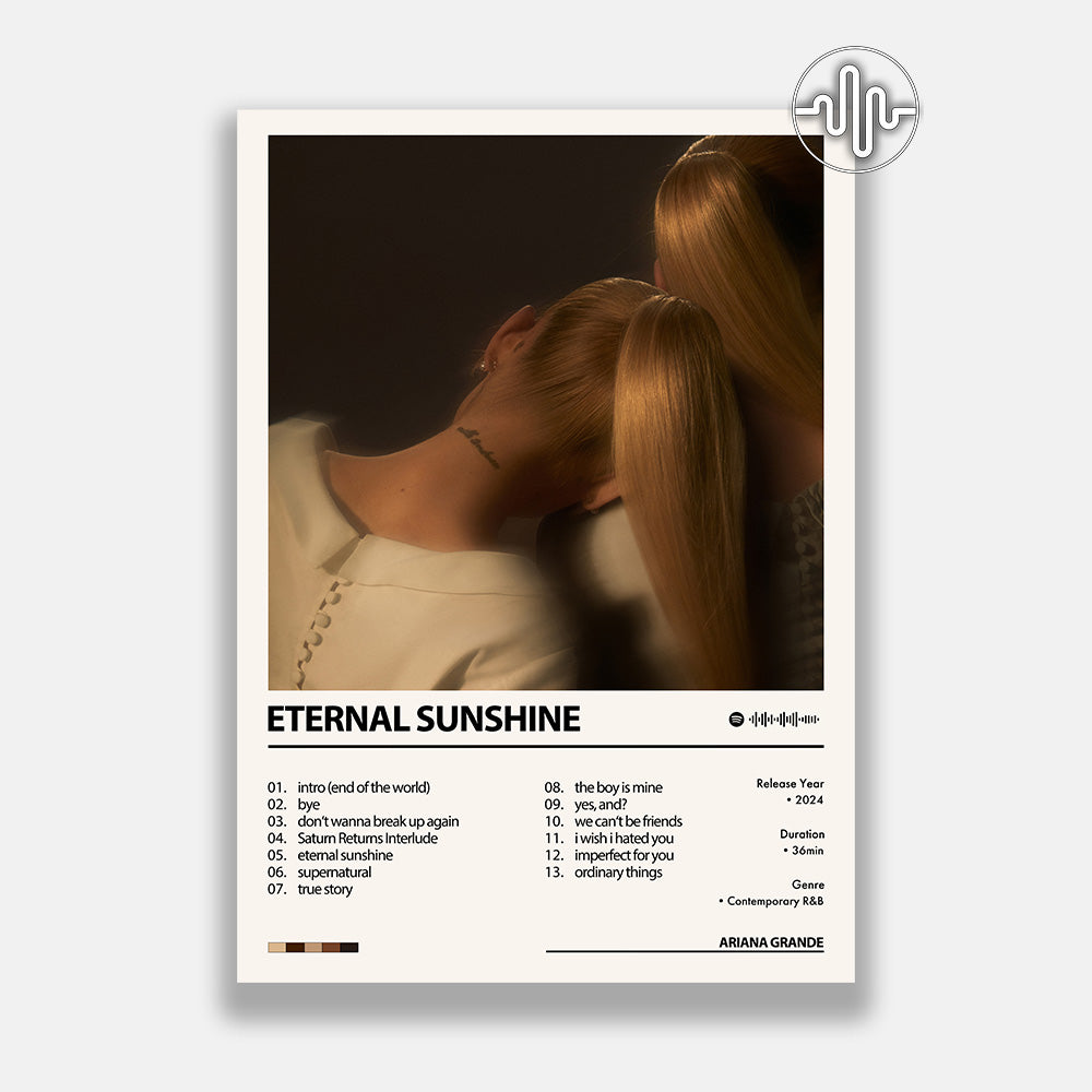 Ariana Grande - eternal sunshine | Affiche de couverture d'album numérique
