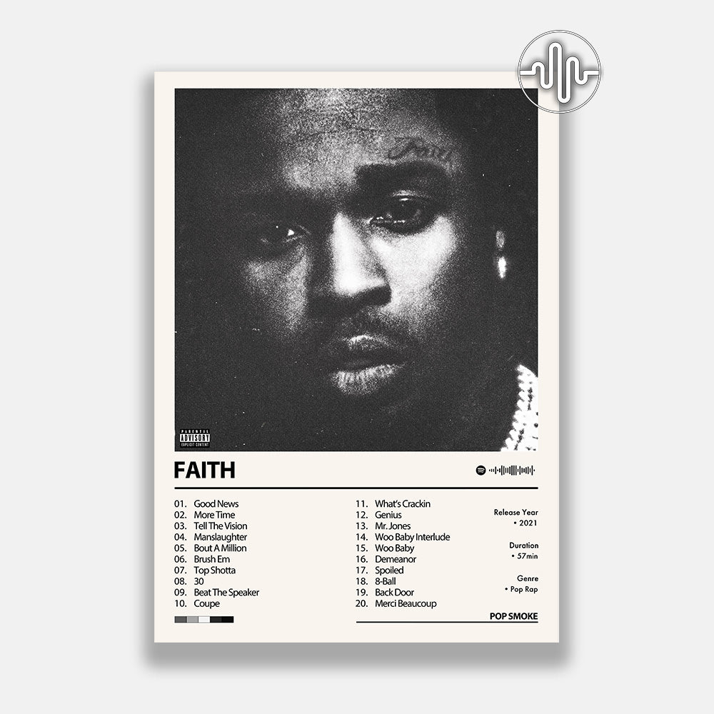 Pop Smoke - Faith | Affiche de couverture de l'album